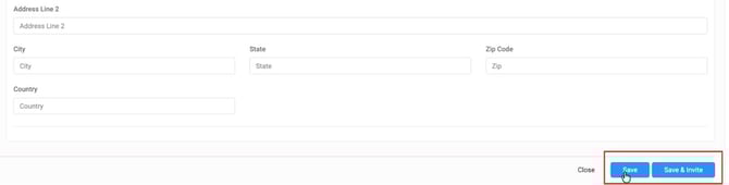 add ppl save and invite